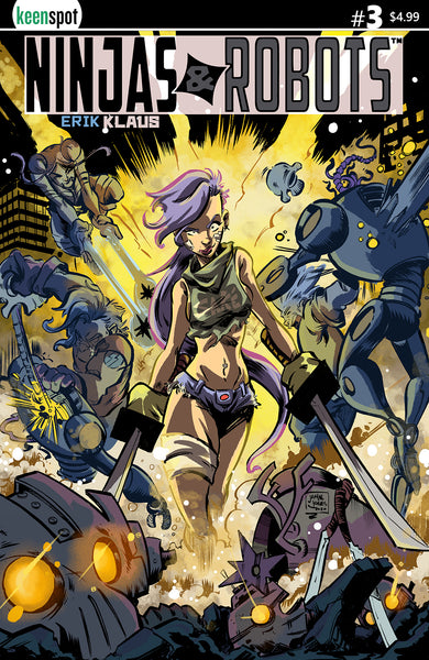 NINJAS & ROBOTS #3 Comic Book – KeenspotShop.com