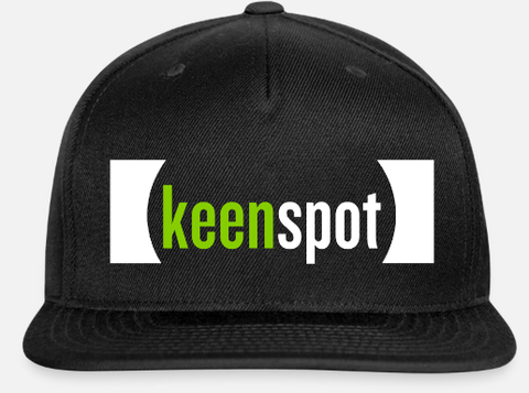 Keenspot Logo Black Snapback Cap
