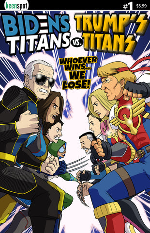 BIDEN'S TITANS VS. TRUMP'S TITANS #1 Comic Book