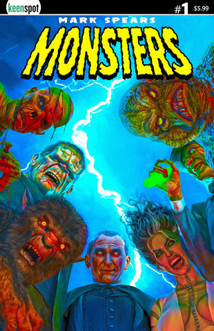 monsters in comics MARK SPEARS MONSTERS #1 Comic Book – KeenspotShop.com